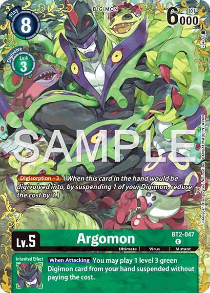 Argomon [BT2-047] - BT2-047 (Alternate Art) [Dual Revolution]