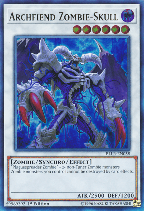 Archfiend Zombie-Skull [BLLR-EN058] Ultra Rare (ONLINE ORDER ONLY)