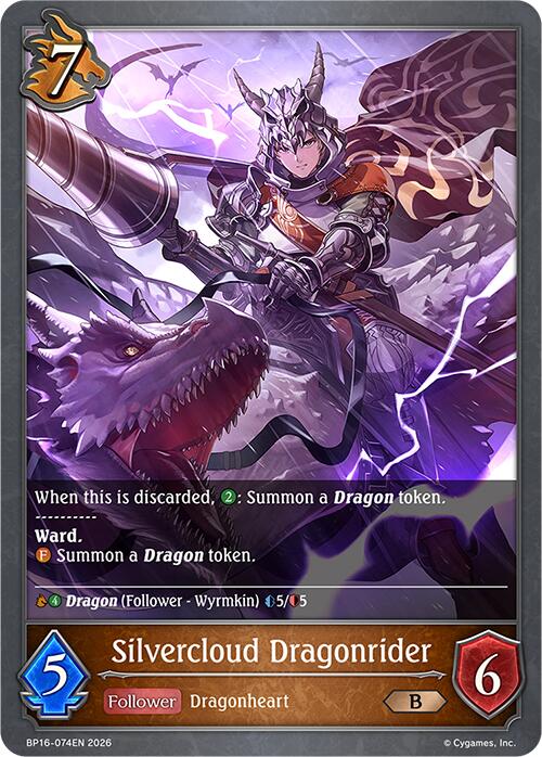 Silvercloud Dragonrider (BP16-074EN) [New World Genesis]