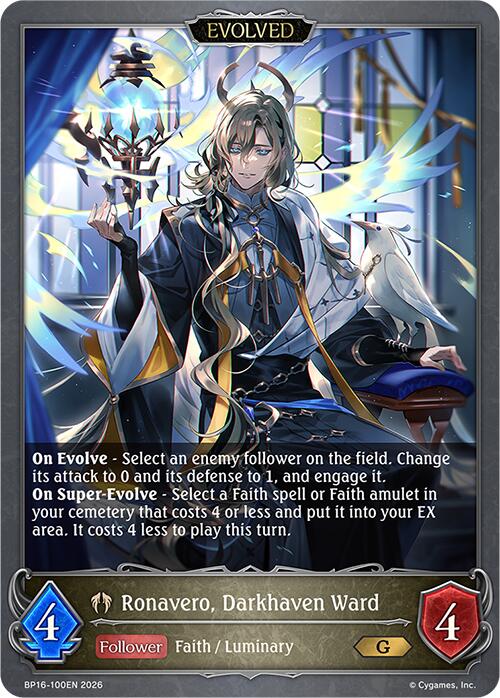 Ronavero, Darkhaven Ward (Evolved) (BP16-100EN) [New World Genesis]