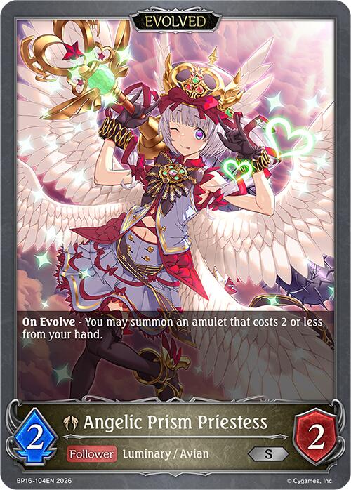 Angelic Prism Priestess (Evolved) (BP16-104EN) [New World Genesis]
