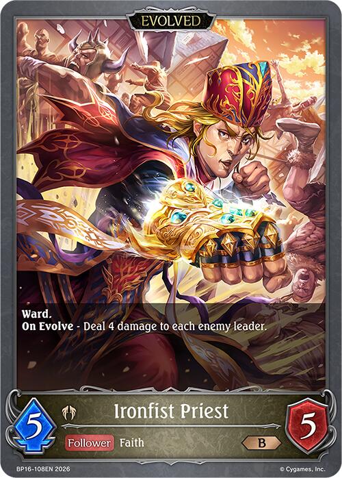 Ironfist Priest (Evolved) (BP16-108EN) [New World Genesis]