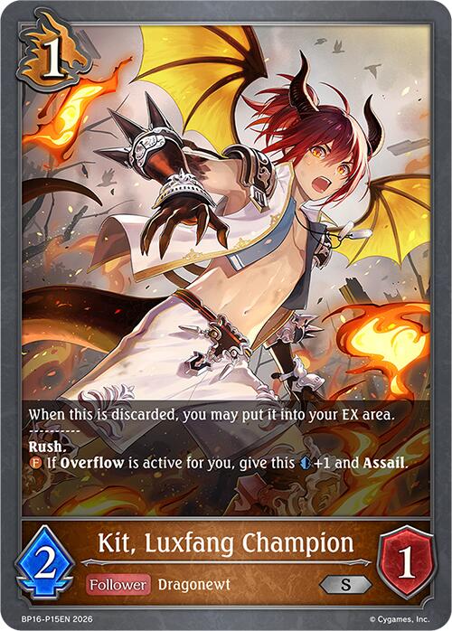 Kit, Luxfang Champion - P15 (Foil) (BP16-P15EN) [New World Genesis]