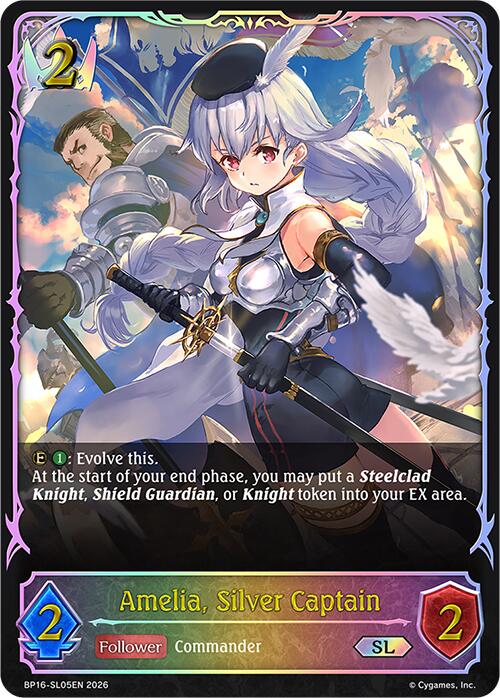 Amelia, Silver Captain (BP16-SL05EN) [New World Genesis]