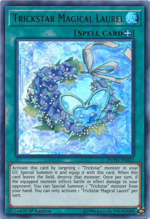 Trickstar Magical Laurel [DUPO-EN022] Ultra Rare (ONLINE ORDER ONLY)