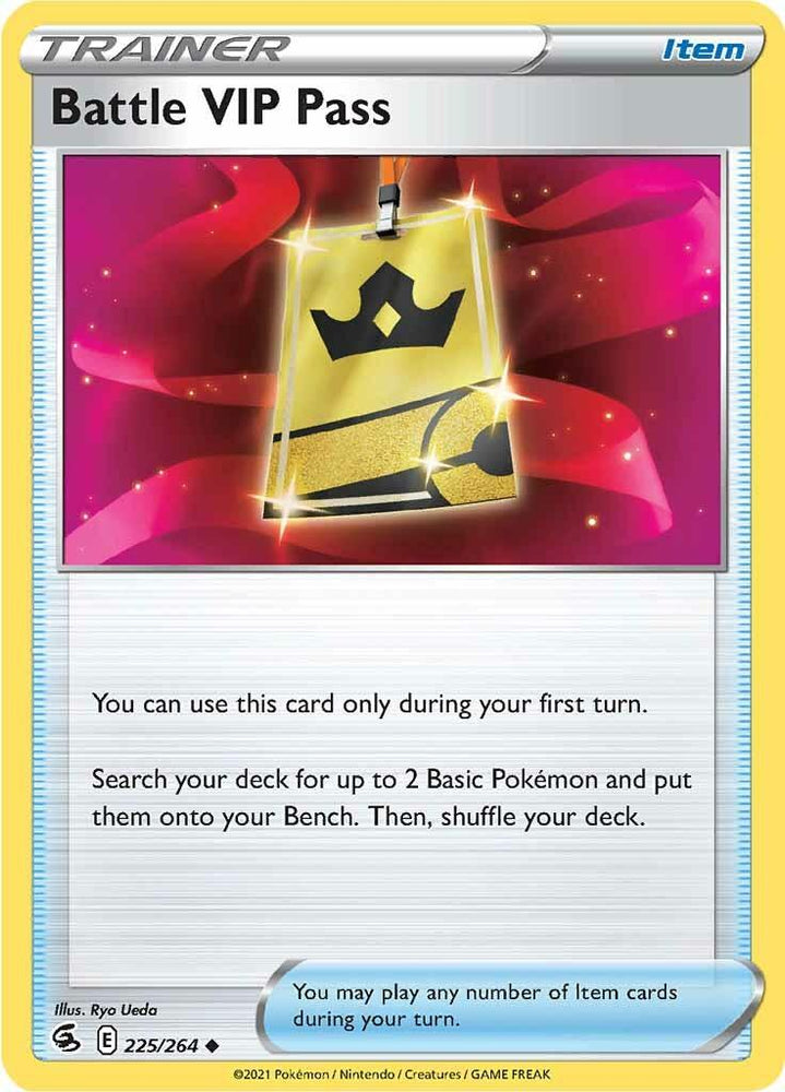 Battle VIP Pass (225/264) [Sword & Shield: Fusion Strike] (Online Only)