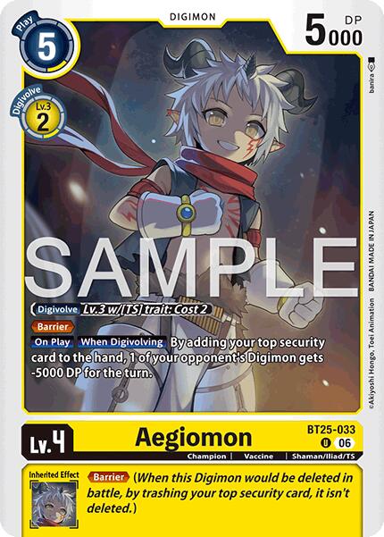 Aegiomon [BT25-033] [Dual Revolution]