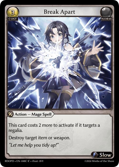 Break Apart (048C) [Radiant Origins: Pantheon]