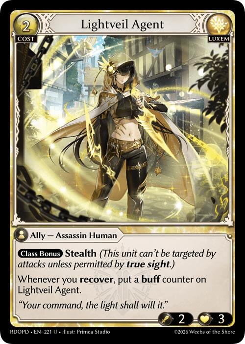 Lightveil Agent (221) [Radiant Origins: Pantheon]