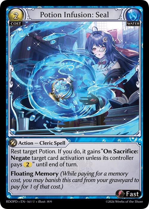 Potion Infusion: Seal (161) [Radiant Origins: Pantheon]