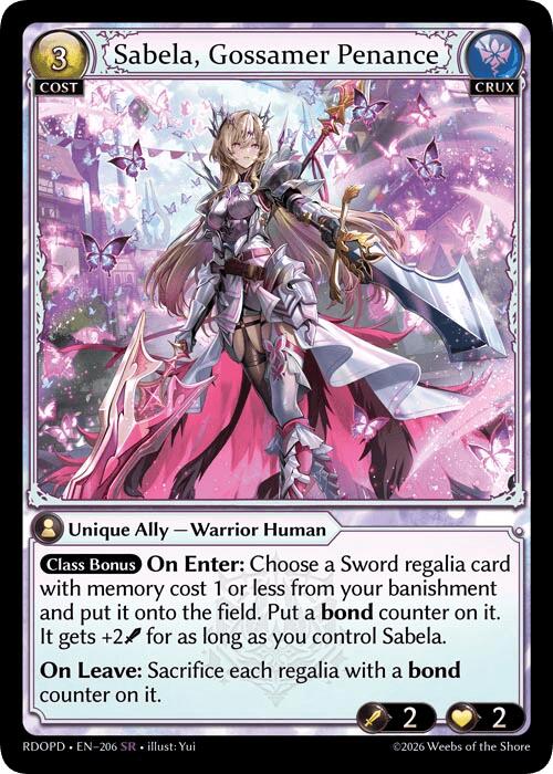 Sabela, Gossamer Penance (206) [Radiant Origins: Pantheon]