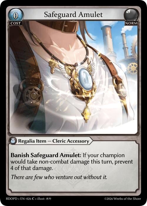 Safeguard Amulet (026) [Radiant Origins: Pantheon]
