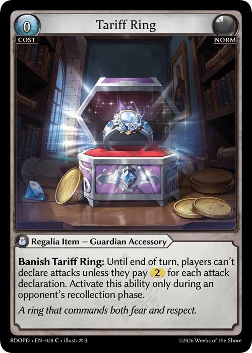 Tariff Ring (028) [Radiant Origins: Pantheon]