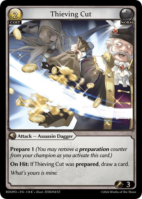 Thieving Cut (118) [Radiant Origins: Pantheon]