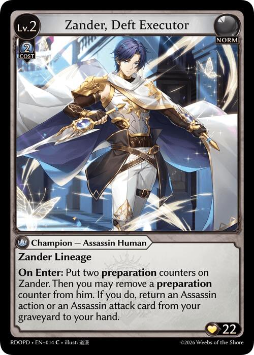 Zander, Deft Executor (014) [Radiant Origins: Pantheon]
