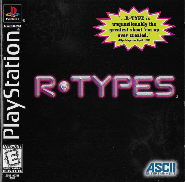 R-Types (Playstation) (ONLINE ORDER ONLY)