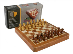 Chess Set - 7" Folding Wood Magnetic Chess (ONLINE ORDER ONLY)