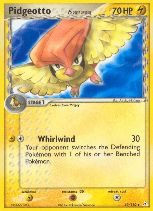 Pidgeotto (49/110) (Delta Species) [EX: Holon Phantoms] (Online Only)