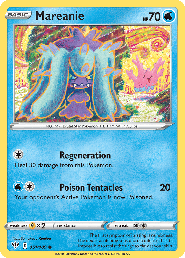 Mareanie (051/189) [Sword & Shield: Darkness Ablaze] (Online Only)