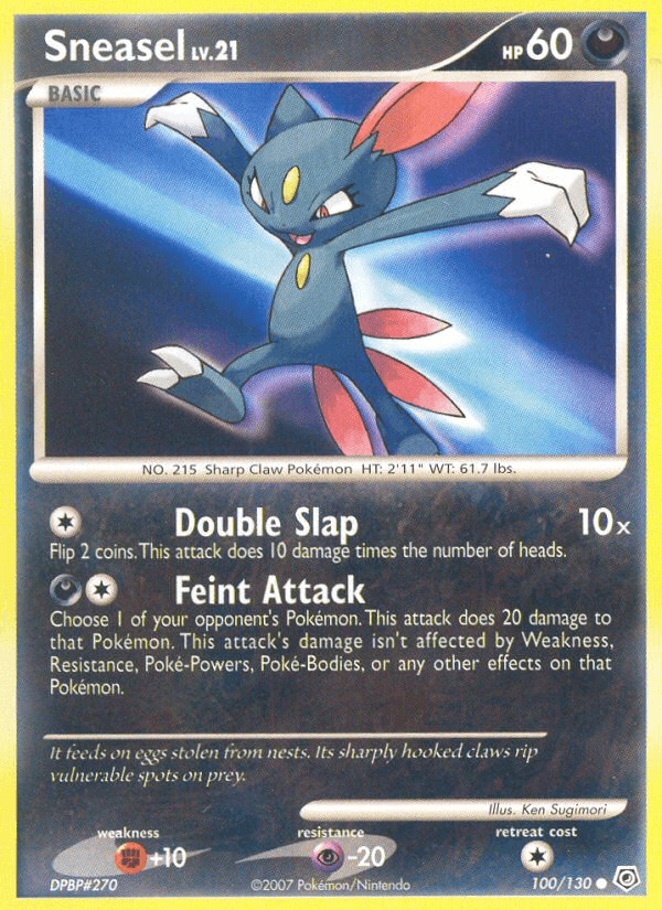 Sneasel (100/130) [Diamond & Pearl: Base Set] (Online Only)