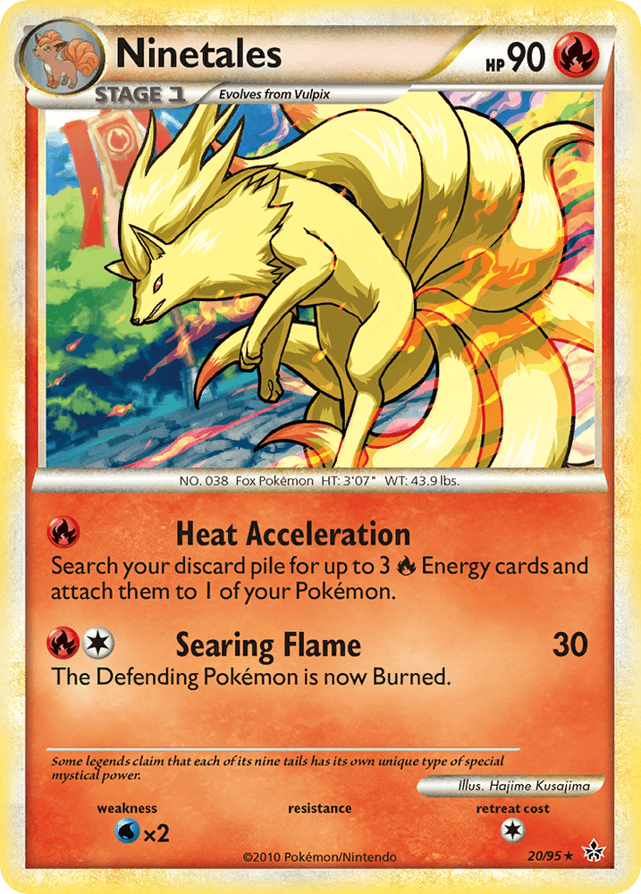 Ninetales (20/95) [HeartGold & SoulSilver: Unleashed] (Online Only)