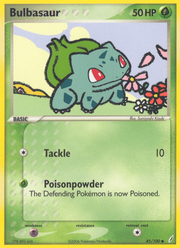 Bulbasaur (45/100) [EX: Crystal Guardians] (Online Only)