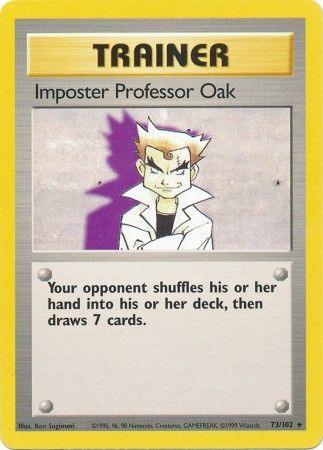Imposter Professor Oak (73/102) [Base Set Unlimited] (Online Only)