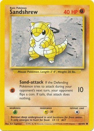 Sandshrew (62/102) [Base Set Unlimited] (Online Only)