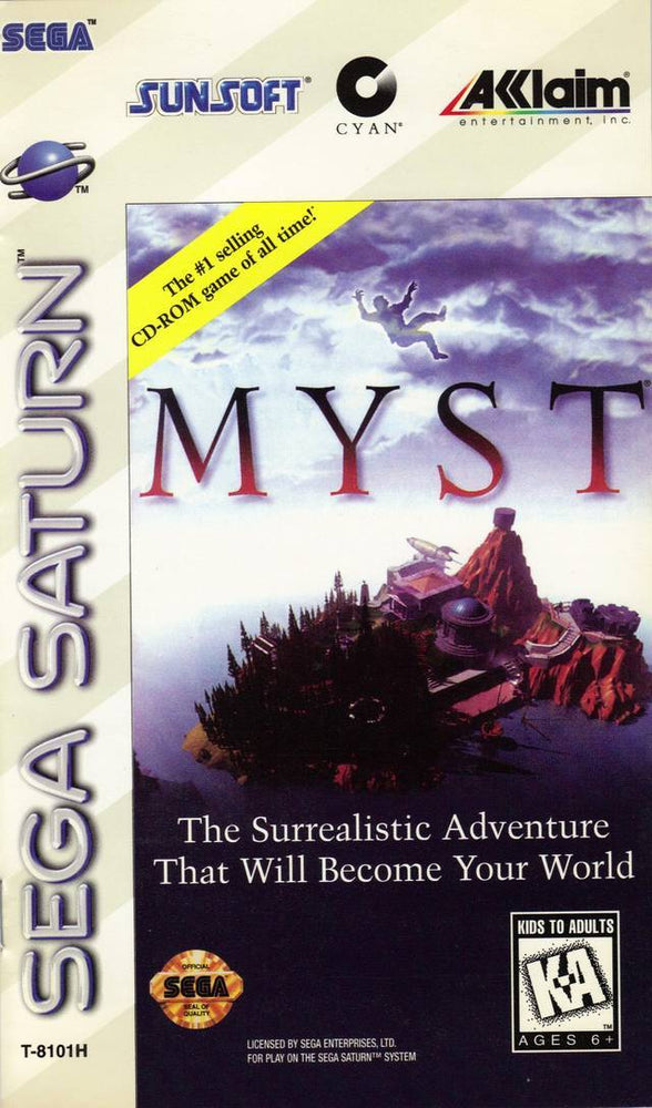 Myst (Sega Saturn) (ONLINE ORDER ONLY)