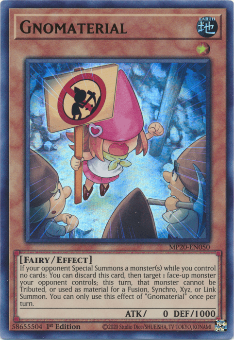Gnomaterial [MP20-EN050] Ultra Rare (ONLINE ORDER ONLY)