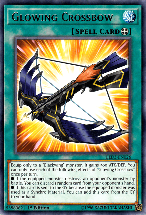 Glowing Crossbow [LED3-EN026] Rare (ONLINE ORDER ONLY)