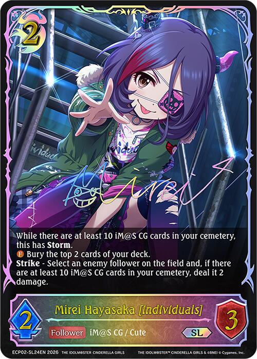 Mirei Hayasaka [individuals] (ECP02-SL24EN) [THE IDOLM@STER CINDERELLA GIRLS EX Crossover Set]