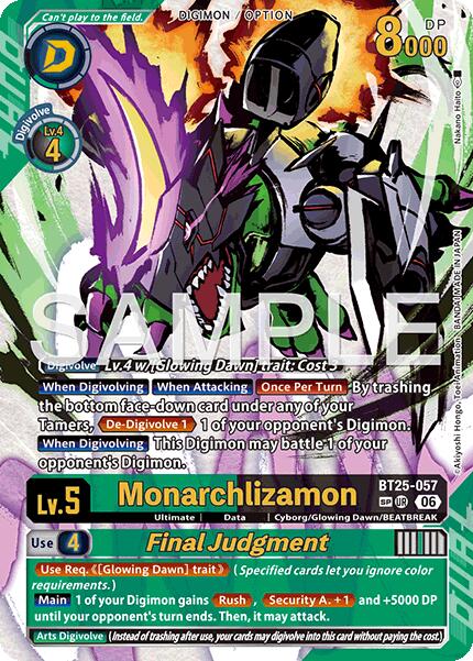 Monarchlizamon // Final Judgement [BT25-057] (SP) [Dual Revolution]