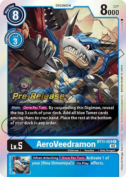 AeroVeedramon [BT11-029] [Dimensional Phase Pre-Release Promos] (ONLINE ORDER ONLY)