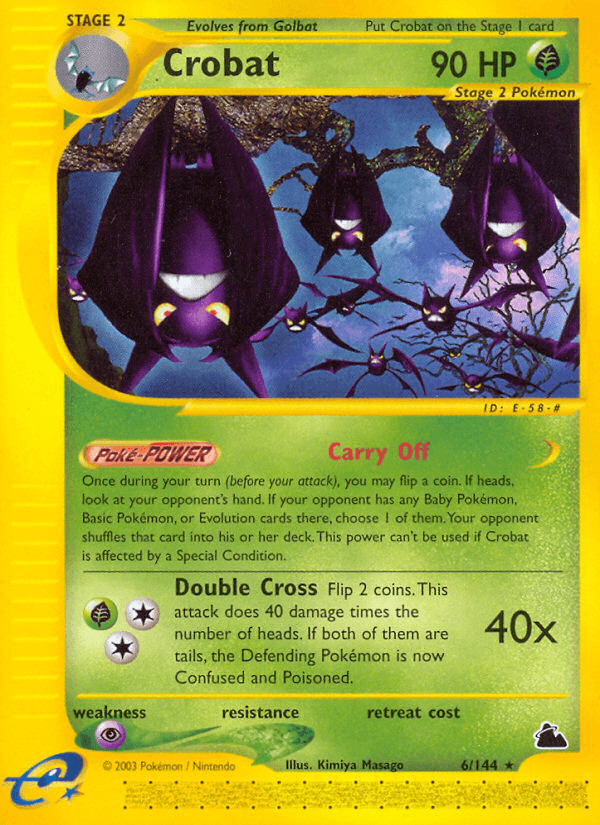 Crobat (6/144) [Skyridge] (Online Only)