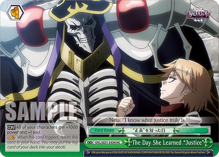 The Day She Learned "Justice" (OVL/SE51-E45H HC) [Nazarick: Tomb of the Undead Vol.3 Extra Booster]