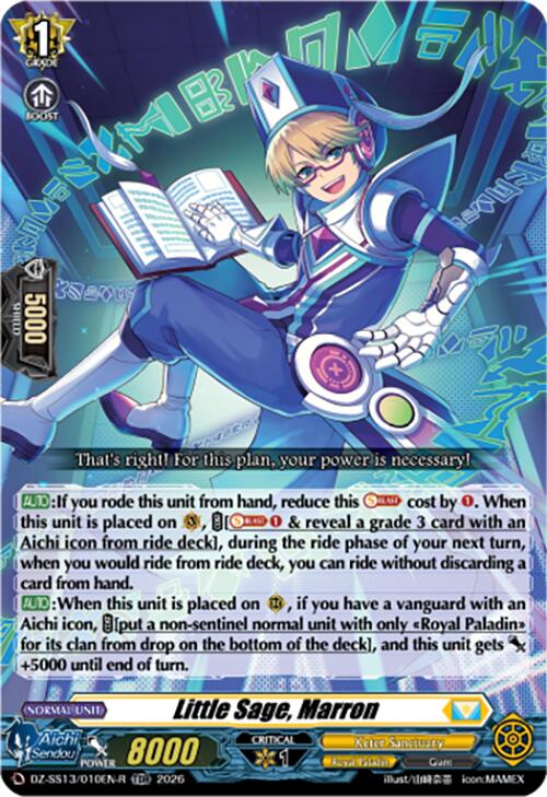 Little Sage, Marron (TDR) (DZ-SS13/010EN-R) [Blaster Blade Start Deck]