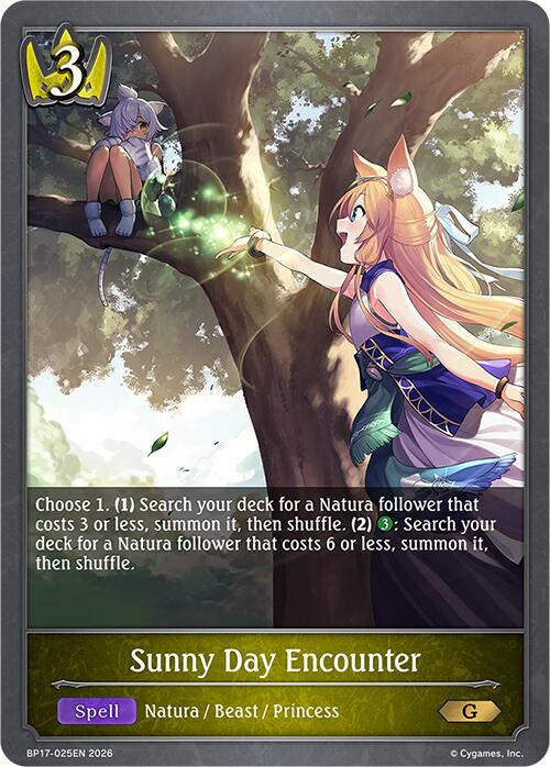Sunny Day Encounter (BP17-025EN) [Convergent Destinies]
