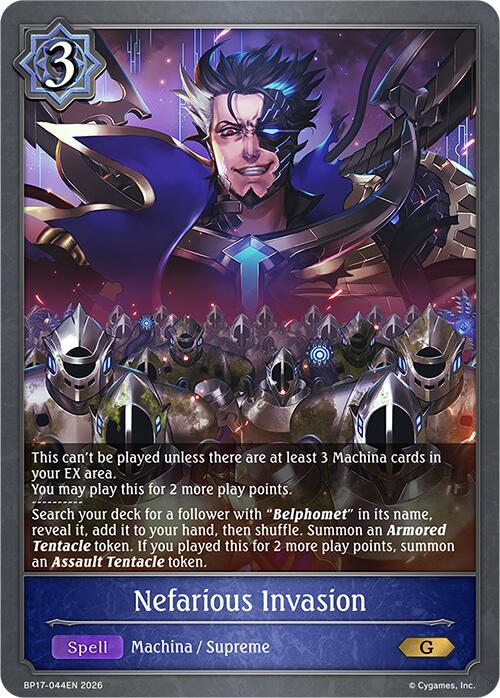 Nefarious Invasion (BP17-044EN) [Convergent Destinies]