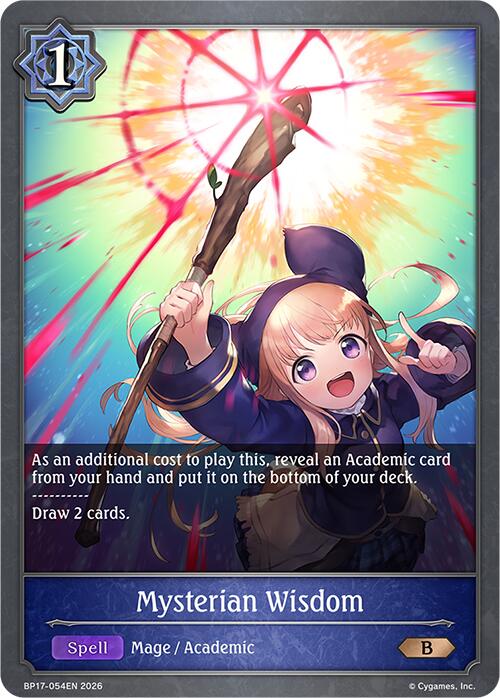 Mysterian Wisdom (BP17-054EN) [Convergent Destinies]