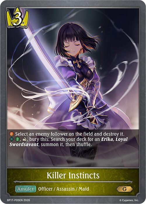 Killer Instincts - P05EN (Foil) (BP17-P05EN) [Convergent Destinies]