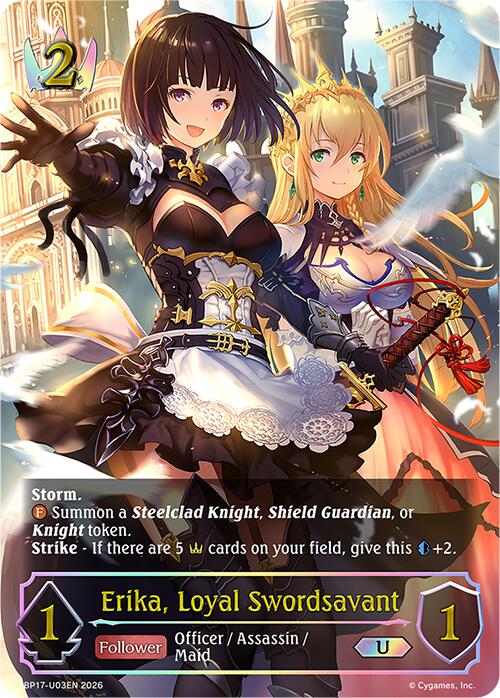 Erika, Loyal Swordsavant (BP17-U03EN) [Convergent Destinies]