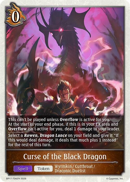 Curse of the Black Dragon (BP17-T06EN) [Convergent Destinies]