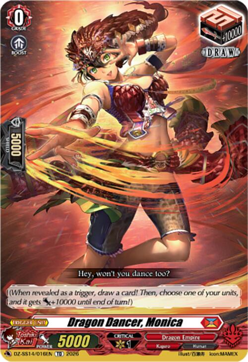 Dragon Dancer, Monica (DZ-SS14/016EN) [Dragonic Overlord Start Deck]