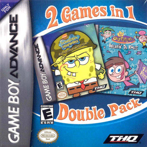 2 Games in 1 Double Pack: SpongeBob SquarePants / Fairly OddParents (Gameboy Advance) (Online Only)