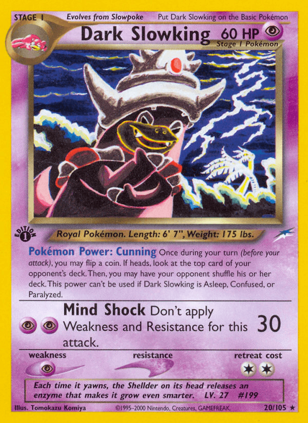 Dark Slowking (20/105) [Neo Destiny 1st Edition] (Online Only)