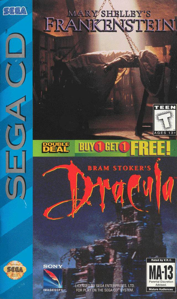 Mary Shelley's Frankenstein / Bram Stoker's Dracula (Sega CD) (ONLINE ORDER ONLY)