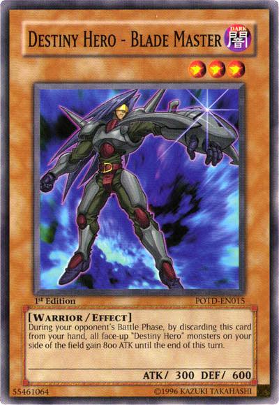 Destiny Hero - Blade Master [POTD-EN015] Common (ONLINE ORDER ONLY)