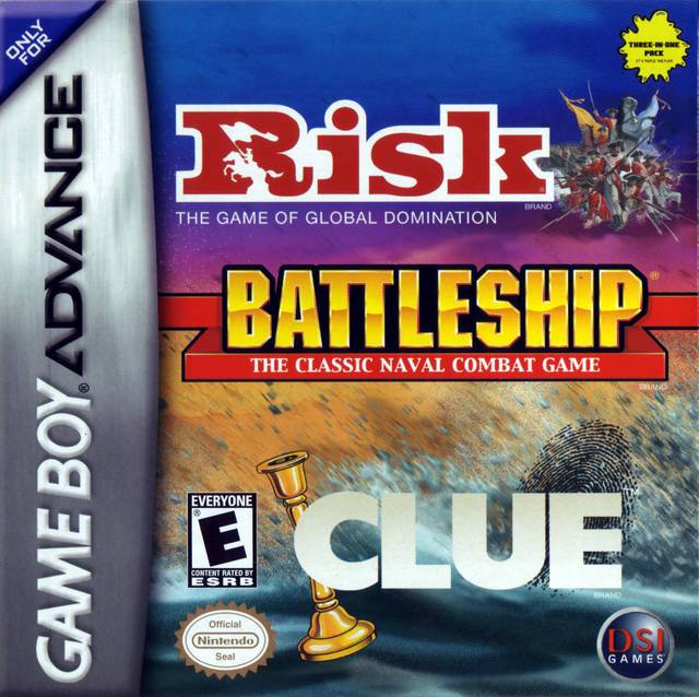 Risk / Battleship / Clue (Gameboy Advance) (ONLINE ORDER ONLY)