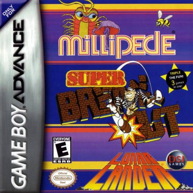 Millipede / Super Breakout / Lunar Lander (Gameboy Advance) (ONLINE ORDER ONLY)